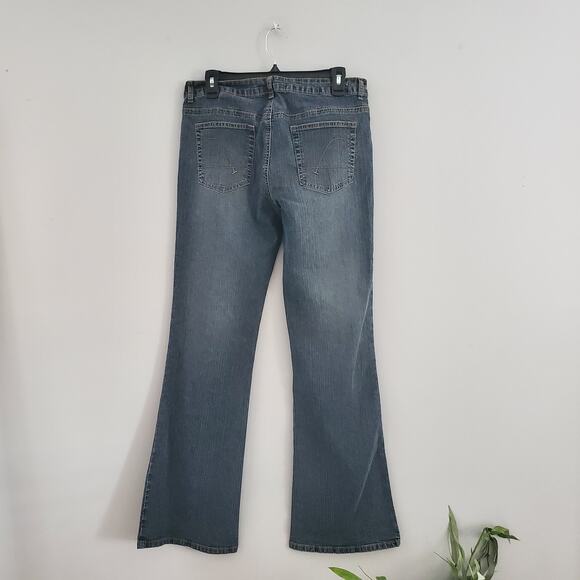 Guess Stretch Denim Blue Bootleg Jeans 31 - Picture 2 of 9